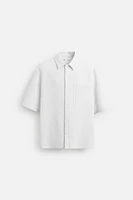 CHEMISE JACQUARD GÉOMÉTRIQUE