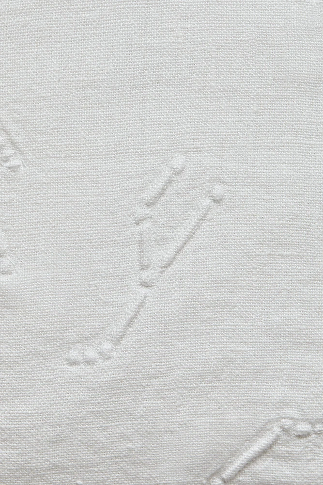 HOUSSE DE COUSSIN BRODERIES