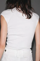 RIBBED T-SHIRT