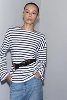 STRIPED LONG SLEEVE T-SHIRT