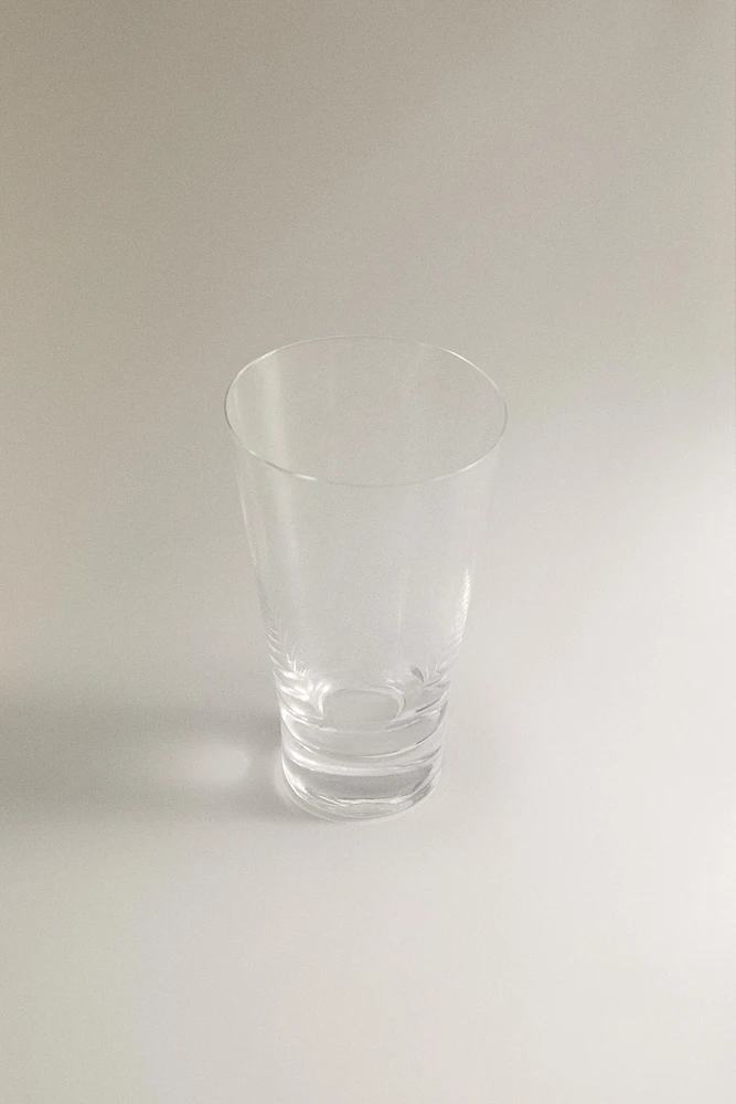 VERRE À SODA CRISTALLIN BASE ÉPAISSE