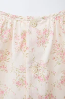 BLOUSE ET CULOTTE À FLEURS