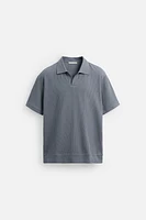 VERTICAL TEXTURED POLO