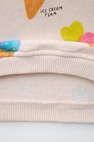 ICE CREAM PRINT SWEATSHIRT