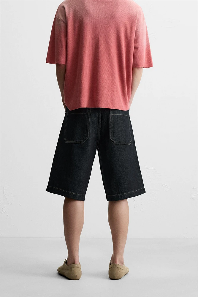 BAGGY FIT DENIM SHORTS