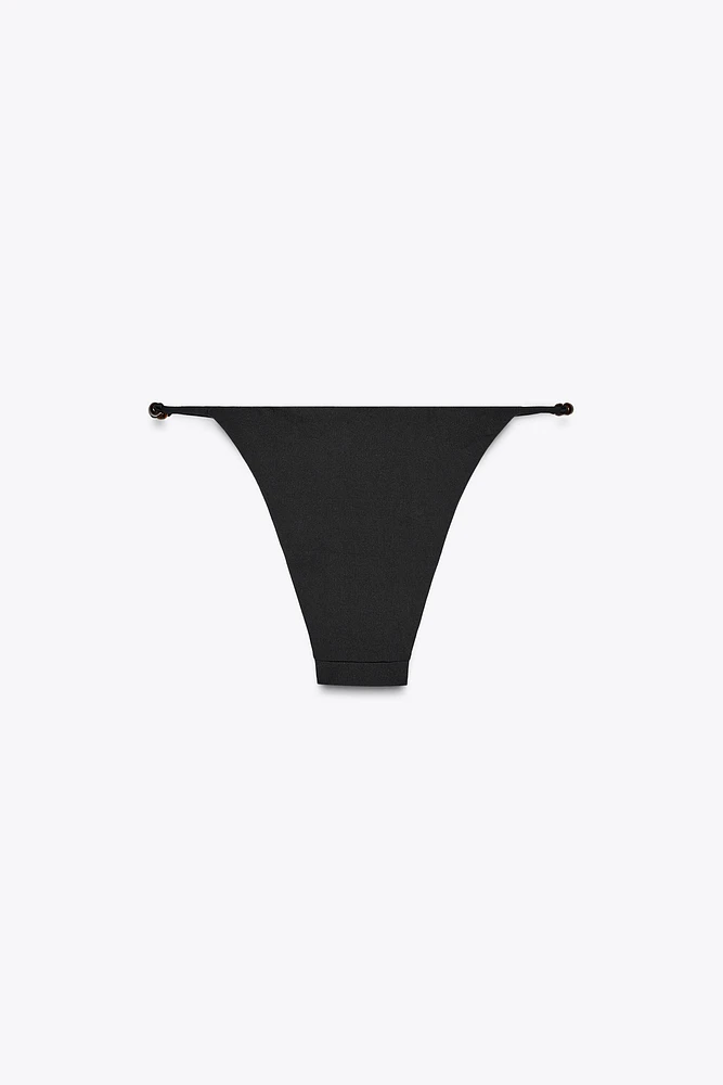 KNOT AND BEAD BIKINI BOTTOMS