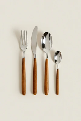 4-PIECE MAPLE FLATWARE SET