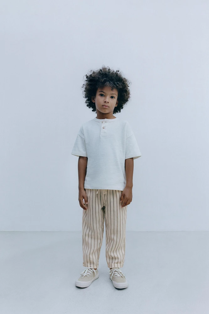 PANTALON FLUIDE EN LIN