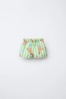 2-6 YEARS/ STAR AND LOBSTER SWIM SHORTS