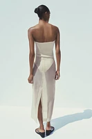 JUPE MIDI EN ORGANZA
