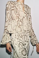 BLOUSE IMPRIMÉ ANIMAL ZW COLLECTION