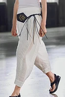 ZW COLLECTION LINEN BALLOON PANTS