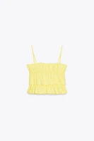 POPLIN CROP TOP