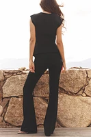 PANTALON INTERLOCK FLARE