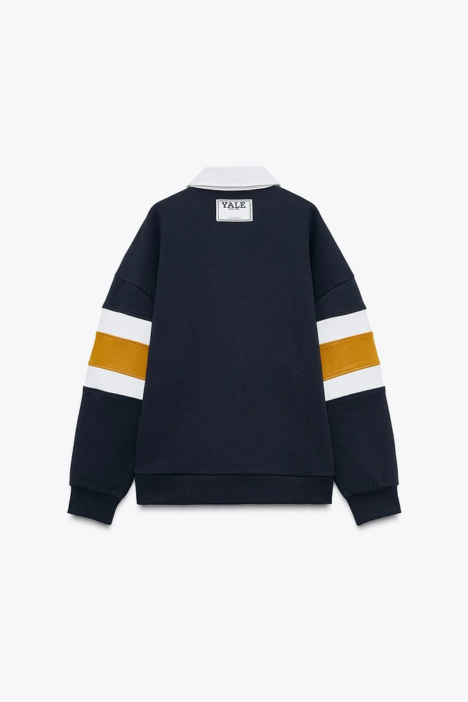 YALE™ POLO SWEATSHIRT