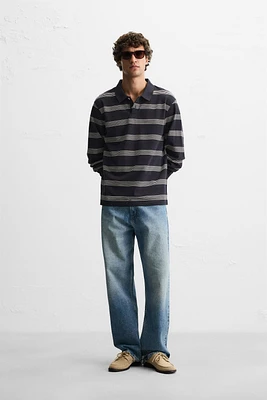 POLO PIQUÉ RAYURES