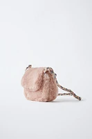 SOFT FAUX FUR CROSSBODY BAG