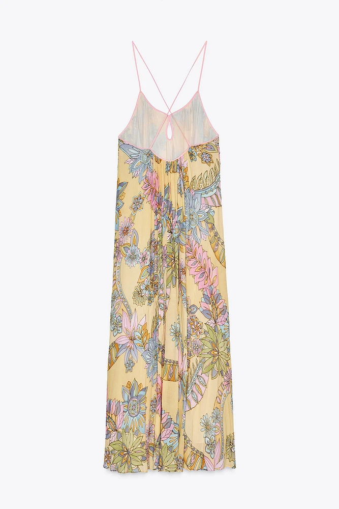 FLORAL PRINT DRESS ZW COLLECTION