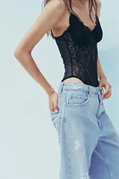 LACE CAMISOLE BODYSUIT