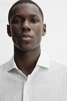 TEXTURED STRIPED SHIRT
