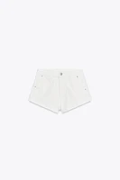 SHORT CHINO EN JEAN TRF