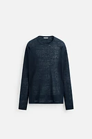 100% LINEN SWEATER
