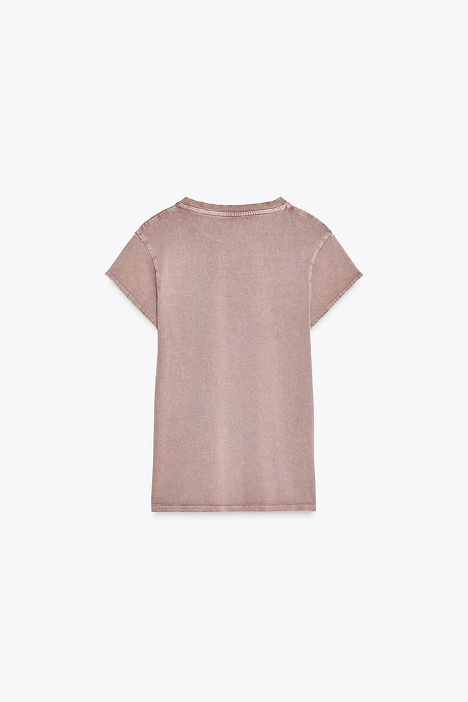 WASHED HEAVY COTTON T-SHIRT