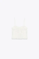 LINEN BALLOON TOP