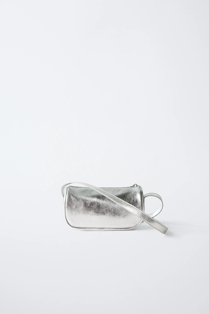 METALLIC CROSSBODY BAG