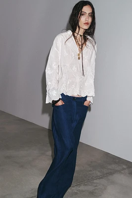 BLOUSE PLIS ET BRODERIES ZW COLLECTION