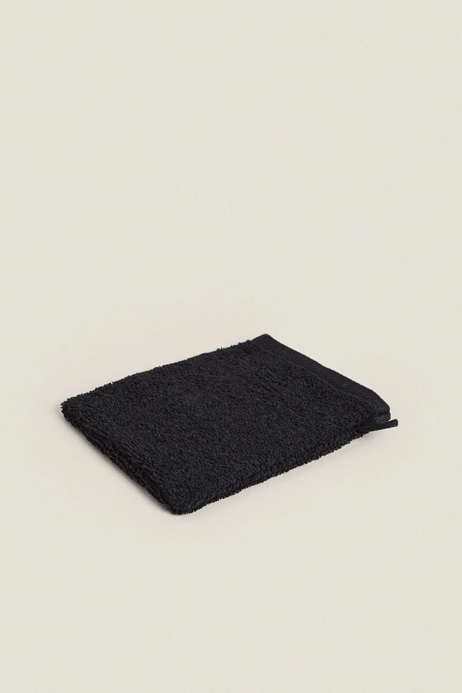 COTTON TERRYCLOTH BATH MITT