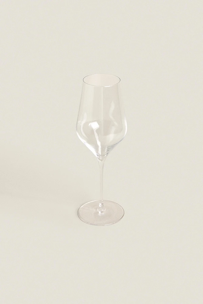 VERRE À VIN CRISTALLIN LISSE