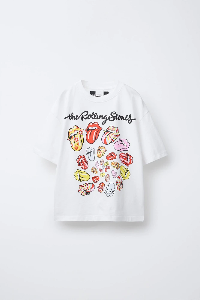 T-SHIRT IMPRIMÉ ROLLING STONES ©