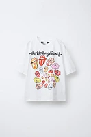 T-SHIRT IMPRIMÉ ROLLING STONES ©
