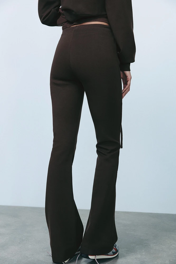 PANTALON FLARE INTERLOCK COUTURES