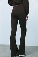 PANTALON FLARE INTERLOCK COUTURES