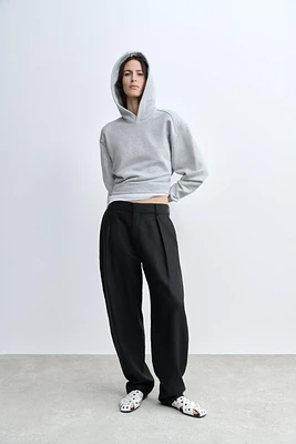 HEAVYWEIGHT PLEATED HOODIE