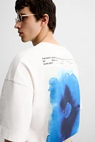 T-SHIRT À IMPRIMÉ AQUARELLE