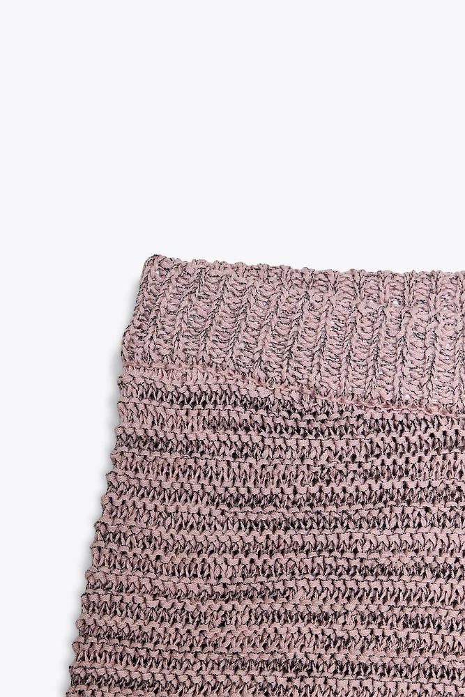 SHORT MAILLE TEXTURÉ