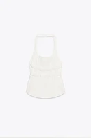 TOP HALTER LACETS