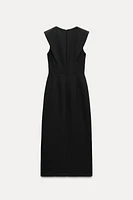 CREPE MIDI DRESS