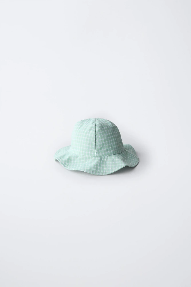 GINGHAM HAT