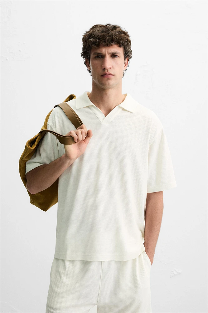 POLO STRUCTURE QUADRILLÉ