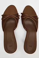 MESH BOW SANDALS