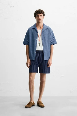 CHEMISE RELAXED FIT SEERSUCKER