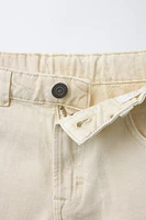 RELAXED BAGGY TWILL SHORTS