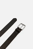 CEINTURE EN CUIR CRAQUELÉ