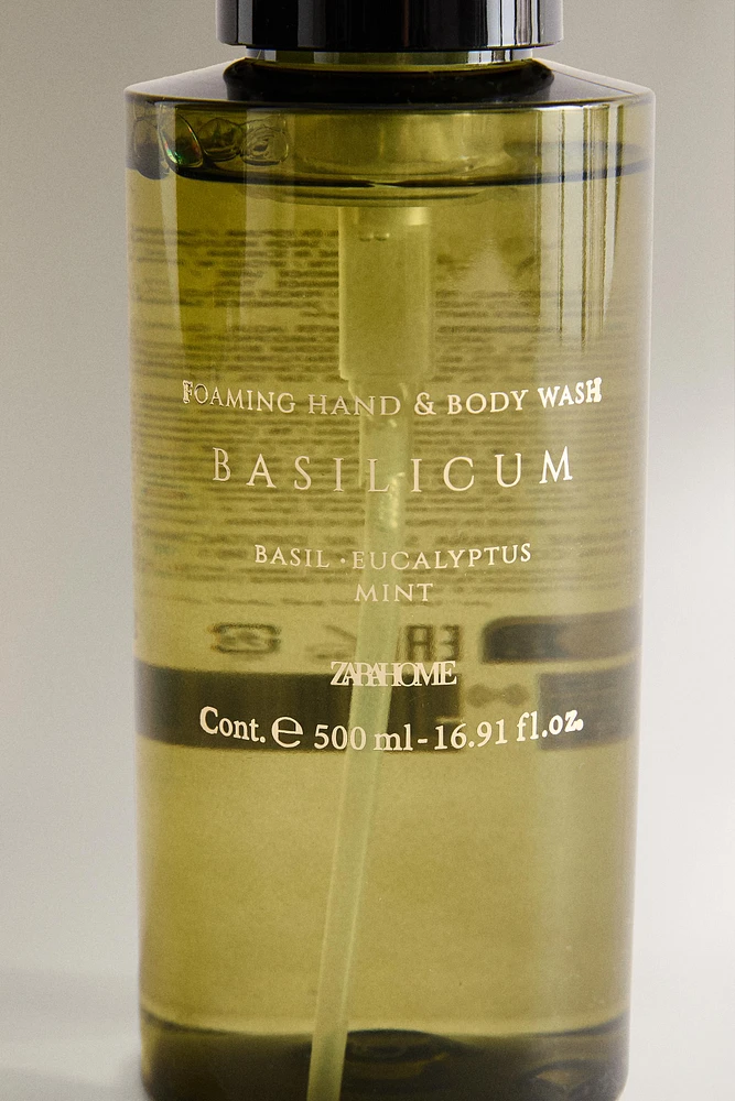 (500 ML) SAVON LIQUIDE MOUSSE BASILICUM