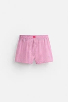 LIMITED EDITION STRIPED POPLIN BOXERS