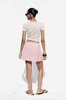 JUPE-CULOTTE À CARREAUX VICHY